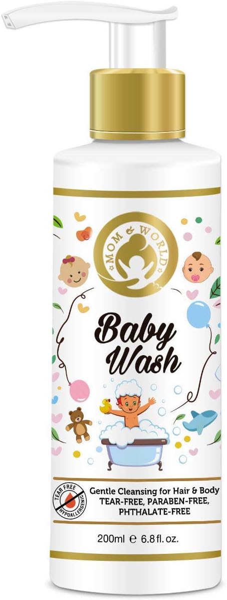 Baby Wash - Tear Free Gentle Cleansing For Hair & Body, 200 ml