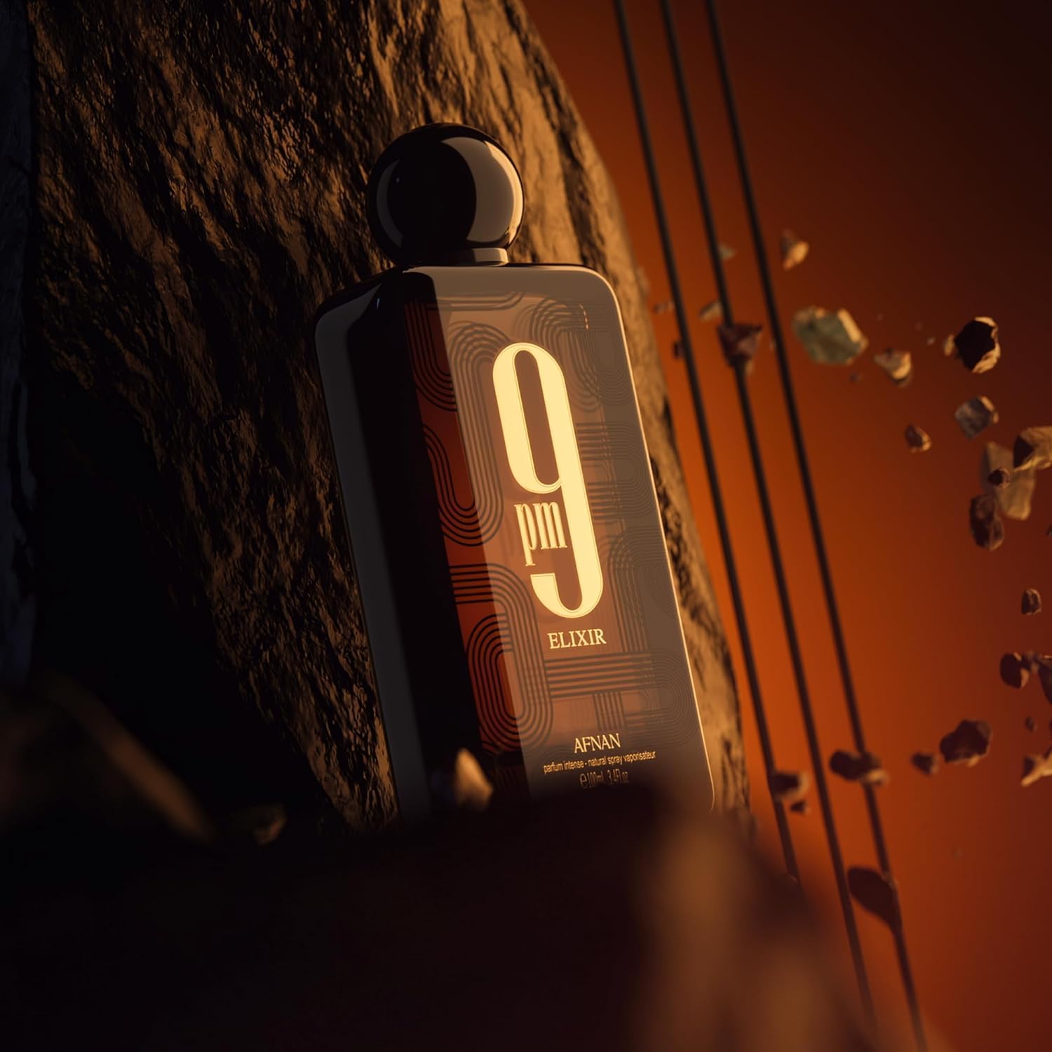 Perfume 9pm elixir Hombre 100ML – Eau de Parfum Dulce y Seductor con Vainilla, Manzana y Canela – Fragancia Intensa de Larga Duración - perfume arabe ORIGINAL