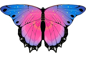 iROLEWIN Toddler Butterfly Wings for Girls - Perfect Pretend Play Costume Accessory