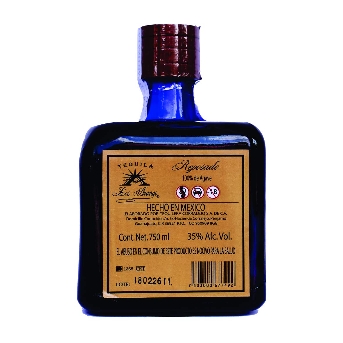 Los Arango Tequila Reposado de Agave (1 x 0.7 l)