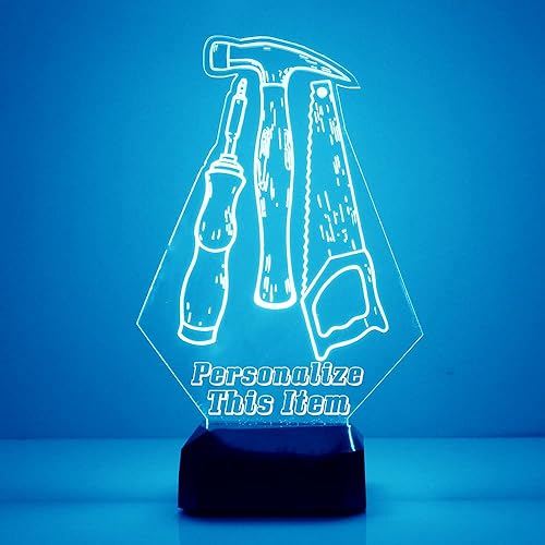 Miniatura 21 de Letrero de nombre LED personalizado para enfermera/RN con control remoto, letrero de nombre iluminado y luz de noche personalizada con nombre