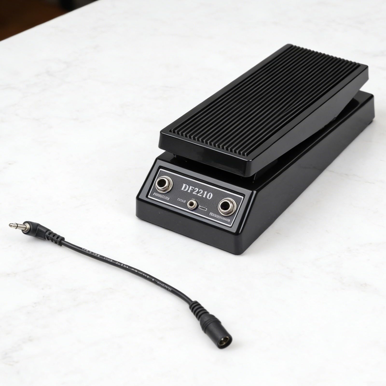 Pedal Wah-Wah DF2210 negro para guitarra eléctrica, accesorio de unidad de efectos de control preciso