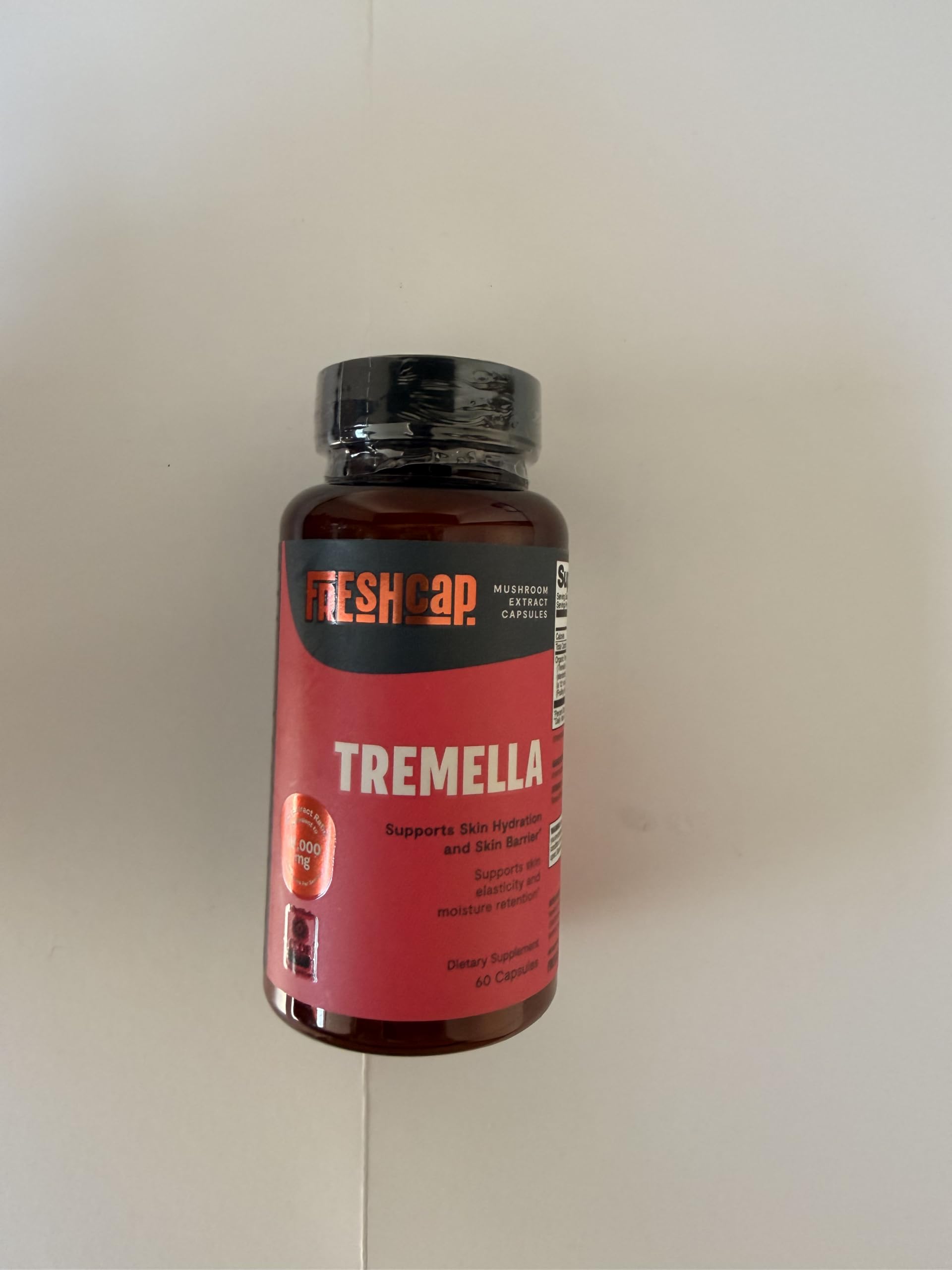 FreshCap Mushrooms Premium Organic Tremella Supplement, 60 Capsules — Amazon image 7