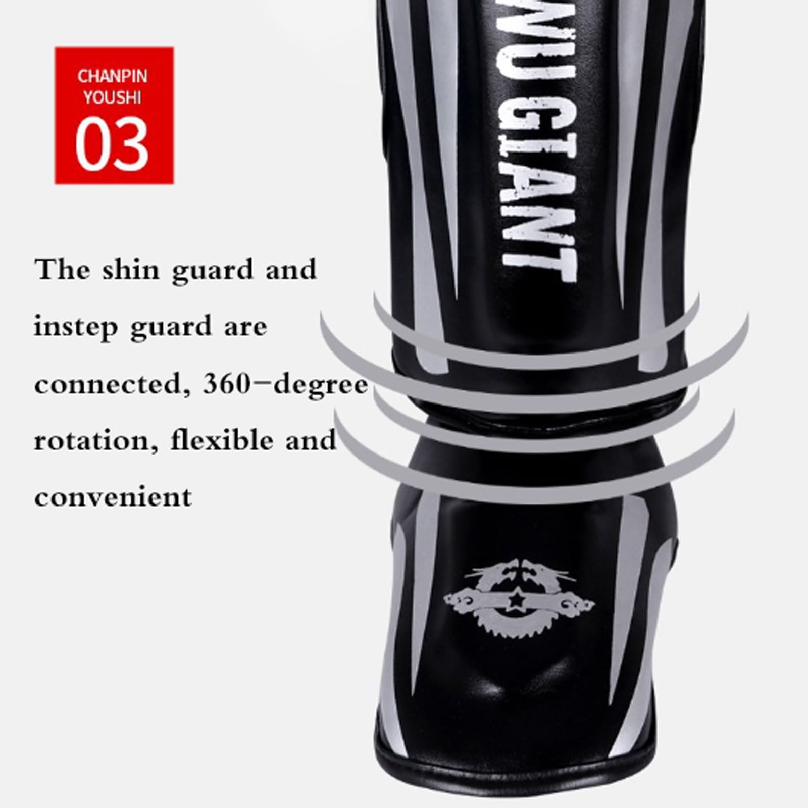 Paratibie Muay Thai,Parastinchi Kick Boxing,Parastinchi Karate,Paratibia Kick Boxing,Design Leggero,Leggere E Resistenti,Elastico,per Calci in Kickboxing,Muay Thai E Altre Arti Marziali