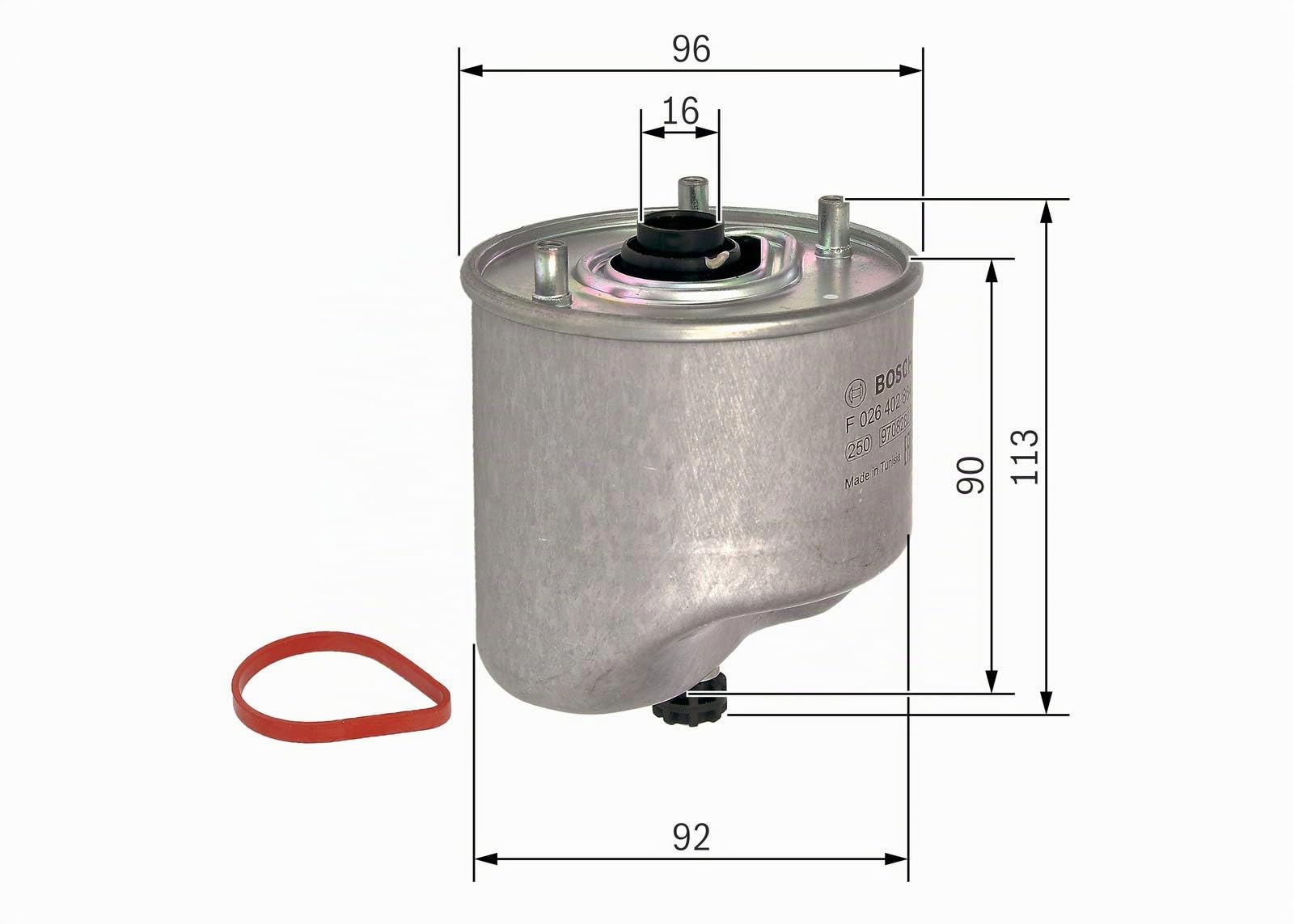 BOSCH Filtre à carburant F026402864