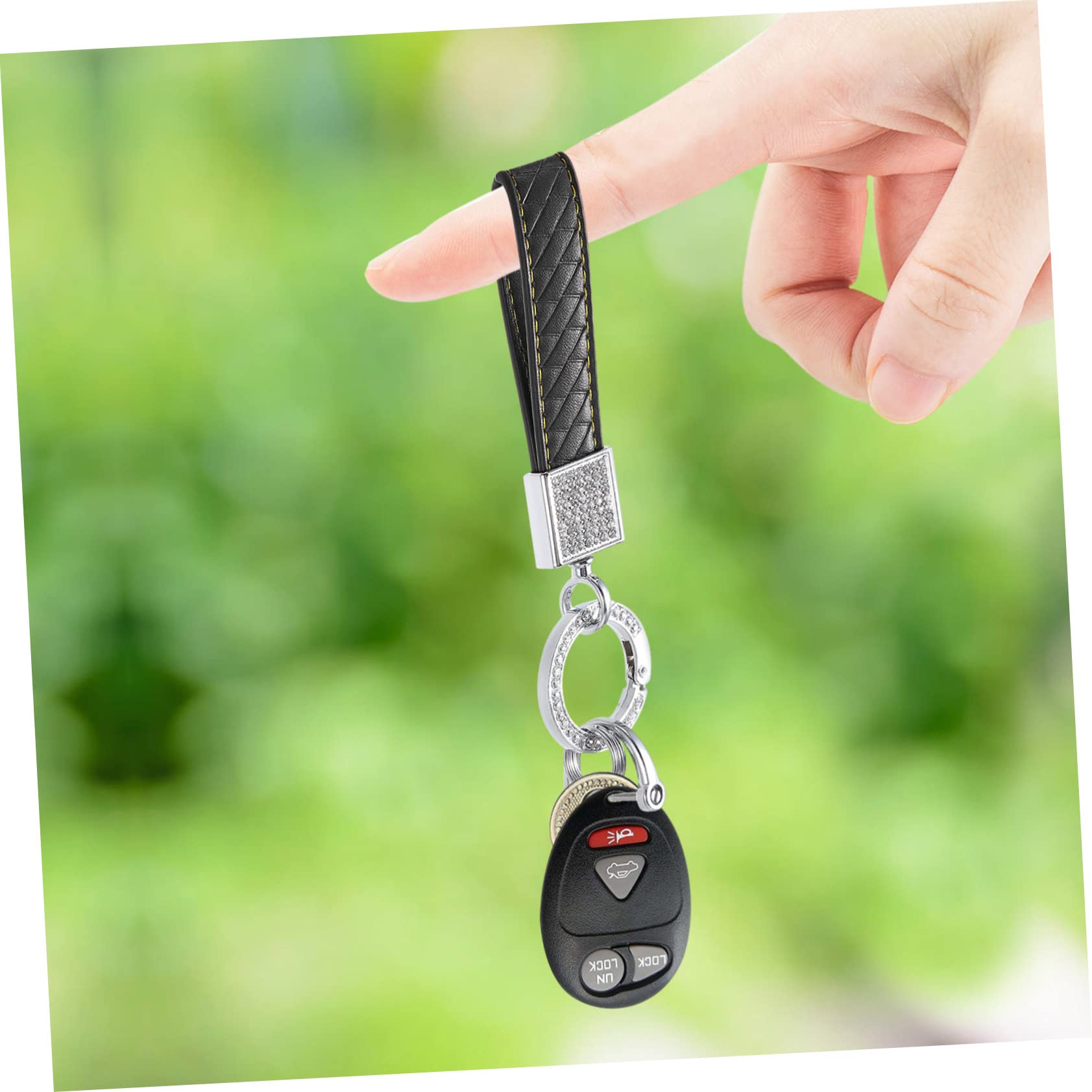 Catena Chiave Dell'Automobile Accessori Per Auto Per Le Donne Cordini Per Le Chiavi Mens Cordino Glitter Portachiavi Con Strass Chiave Cordino Fasce Da Polso Per Le Donne Della