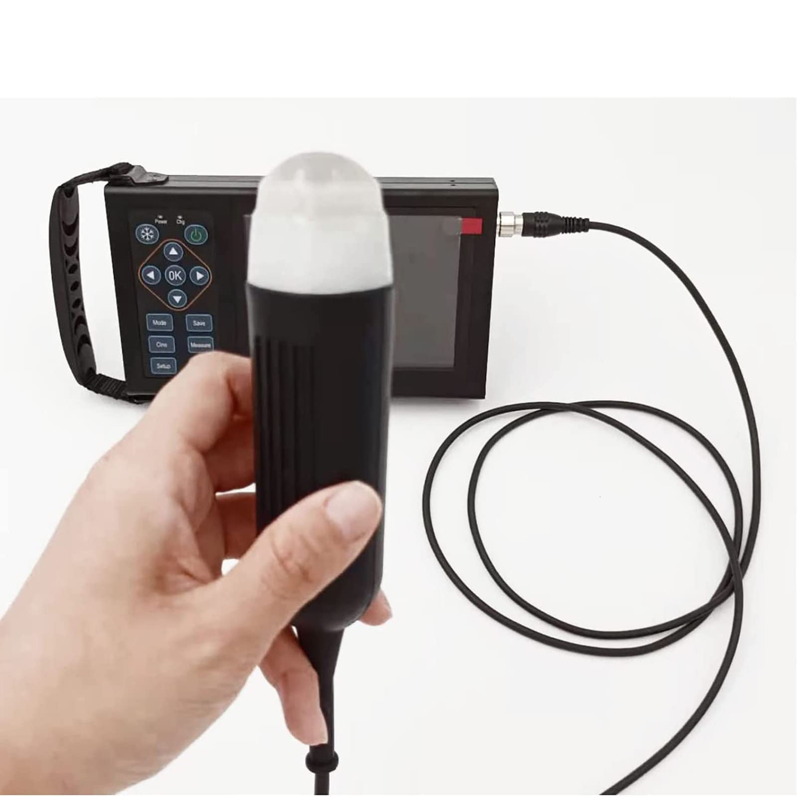Analizzatore portatile veterinario di ultrasuono con la sonda 3.5MHz per la diagnostica delle pecore e del maiale