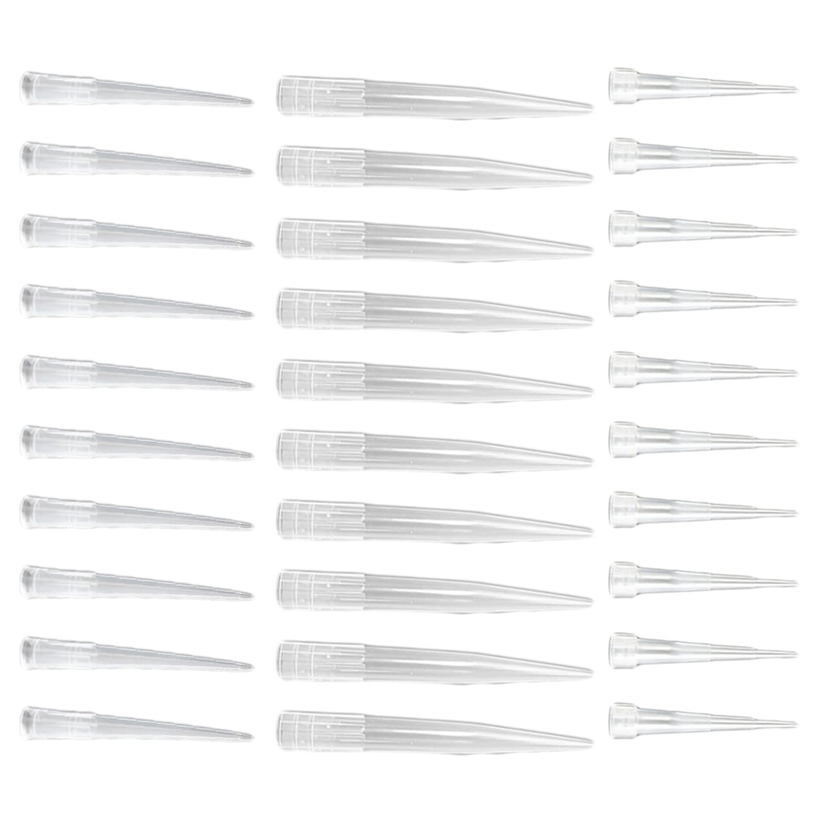 30 Pcs Flower Posy Picks Flower Tubes 3 Sizes Arranging Plastic Tubes for Fixing Flowers on The Cake