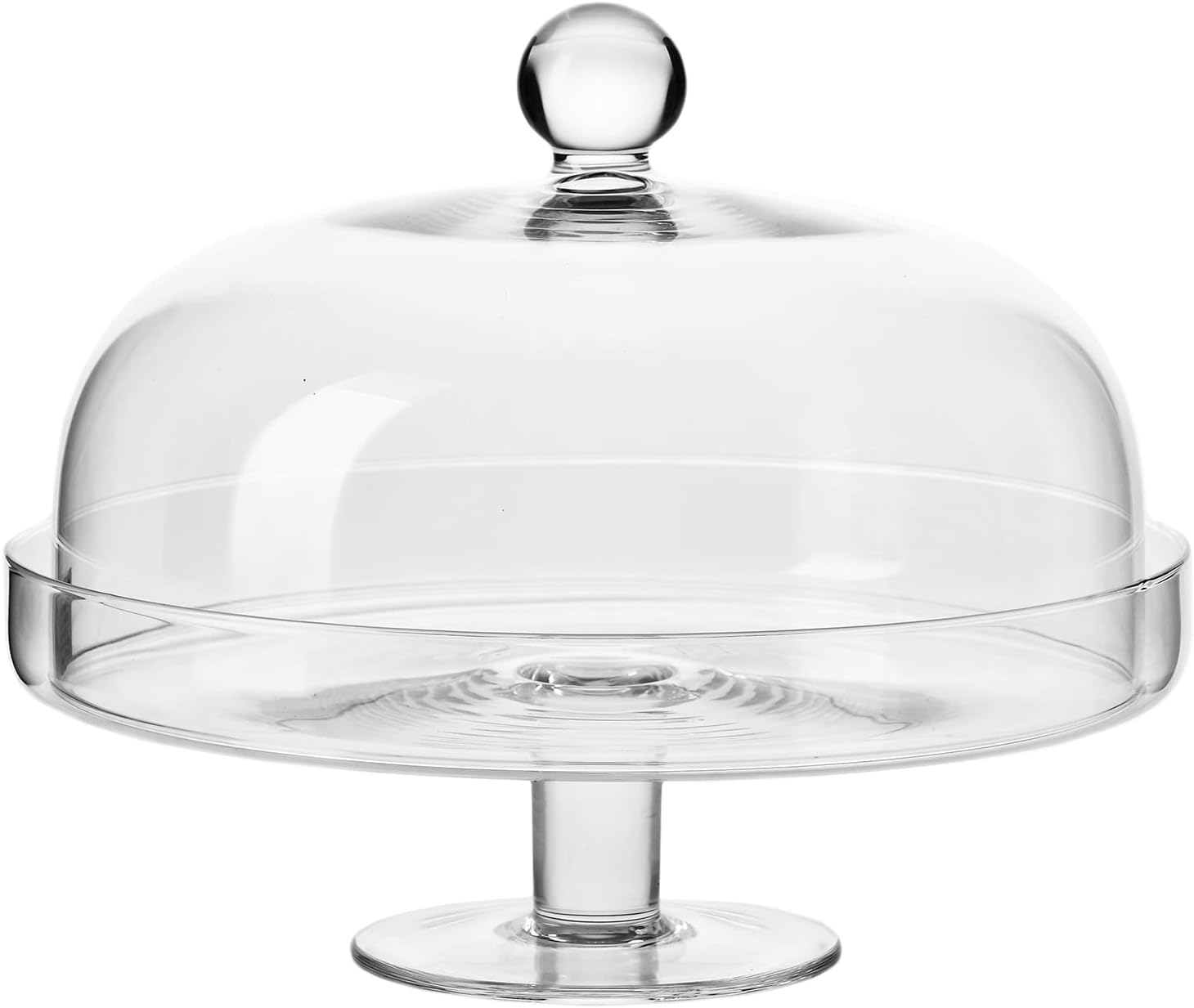 Krosno Cake Plate with Lid with Base Cake Stand 28 cm Perfect for