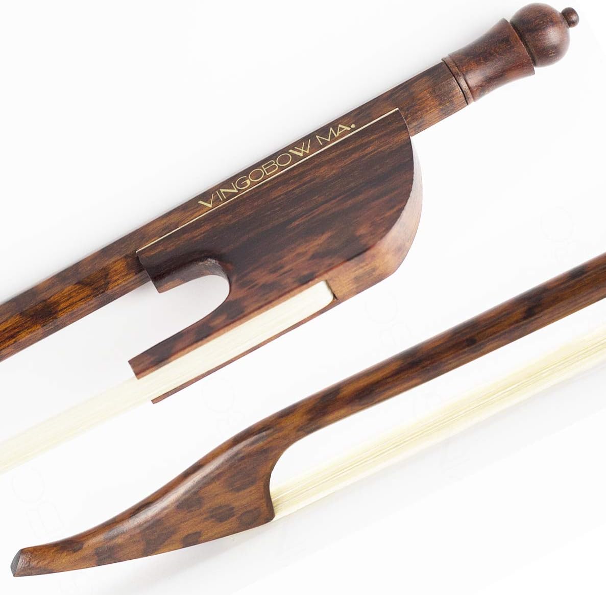 Snake Wood Baroque VIOLIN BOW, 4/4 New Warm Tone Straight and Well Balanced Nice String Instrument Part, Natural Horse Hair