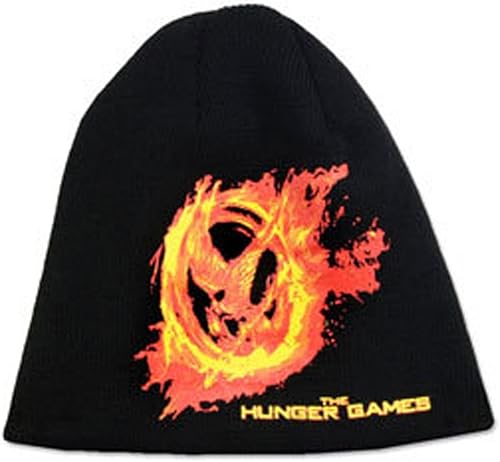 Los juegos del hambre Película Beanie Sinsajo con llamas