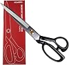 KEARING 12 Inch Heavy Duty Fabric Scissors, Professional Tailor Shears for Precision Cutting of Leather, Denim, and Multi-Layer Fabrics for Sewing, Dressmaking, Cutting - 470g 1 lb - Right-Handed