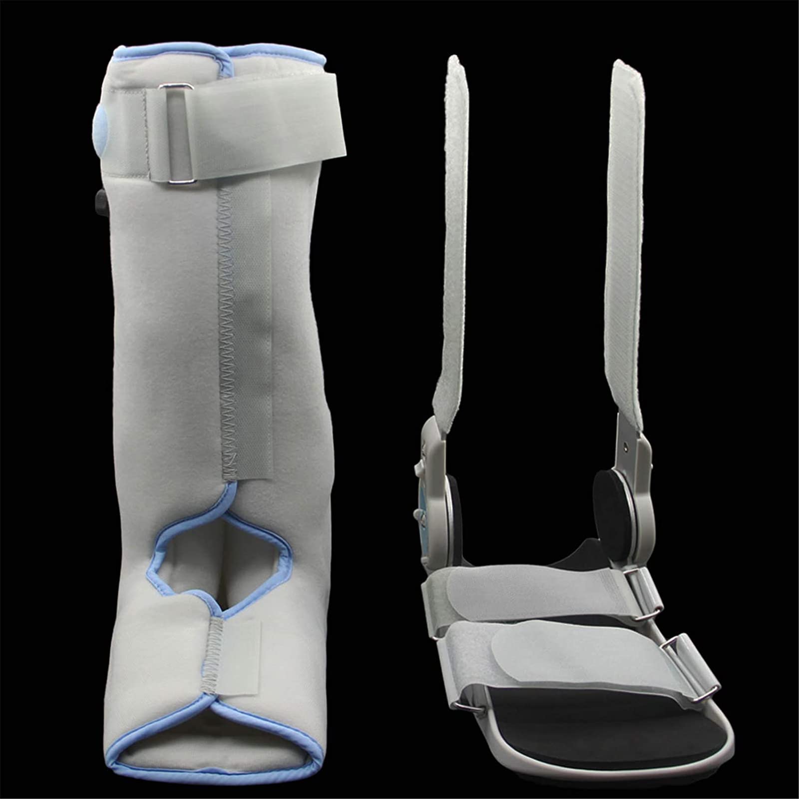 Soportes para Pies, Andador Fijo Médico, Bota Protectora para Fracturas Y Lesiones De Pie, Tobillo Y Pierna, Alivio De La Inflamación del Tendón De Aquiles.,S