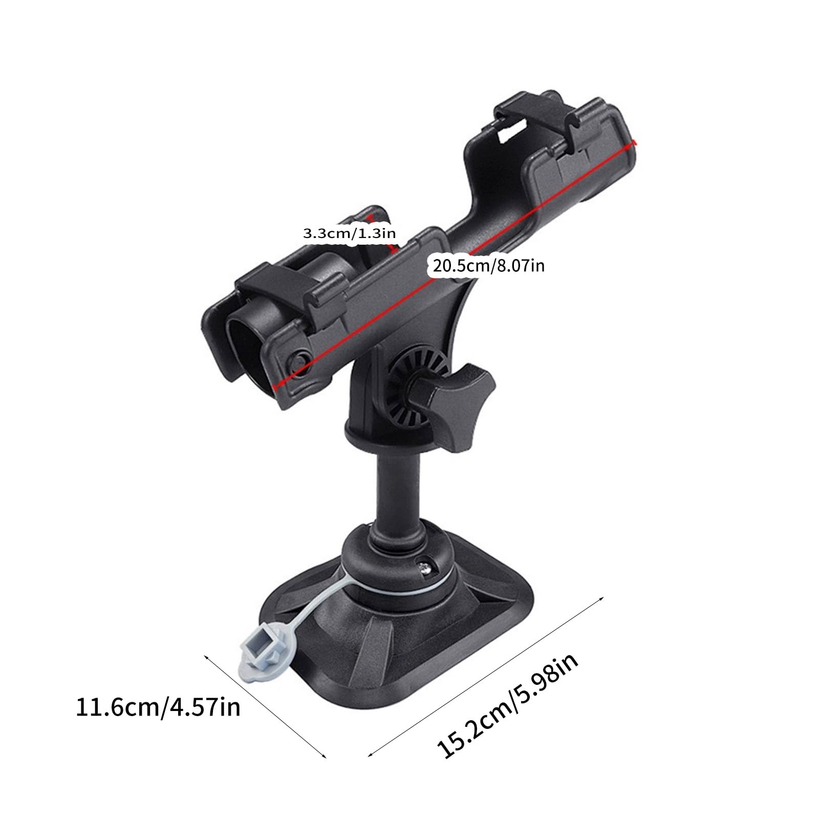 Support Pêche 360 Support De Canne à Pêche Rotatif 360° - Fixation Facile Pour Bateau, Kayak Accessoire Pêche Kayak