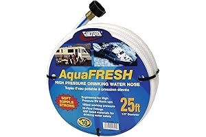 Valterra AquaFresh Heated RV Water Hose 30 ft Drinking