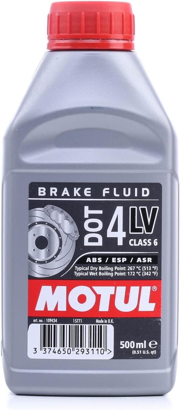 Motul DOT 4 LV Brake Fluid (DOT 4 LV Brake Fluid) [Authentic] 500ml