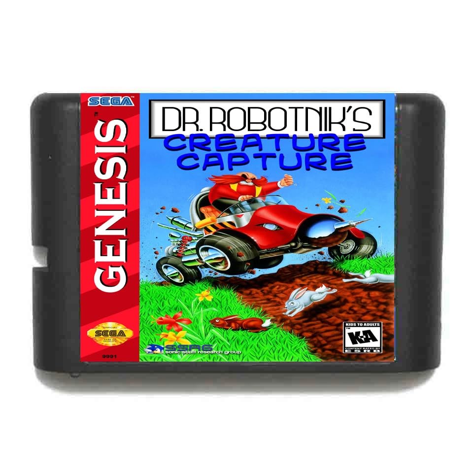 Image of Dr.Robotniks Creature Capture 16 Bit MD Game Card For Sega Megadrive Genesis Video Game Console Cartridge