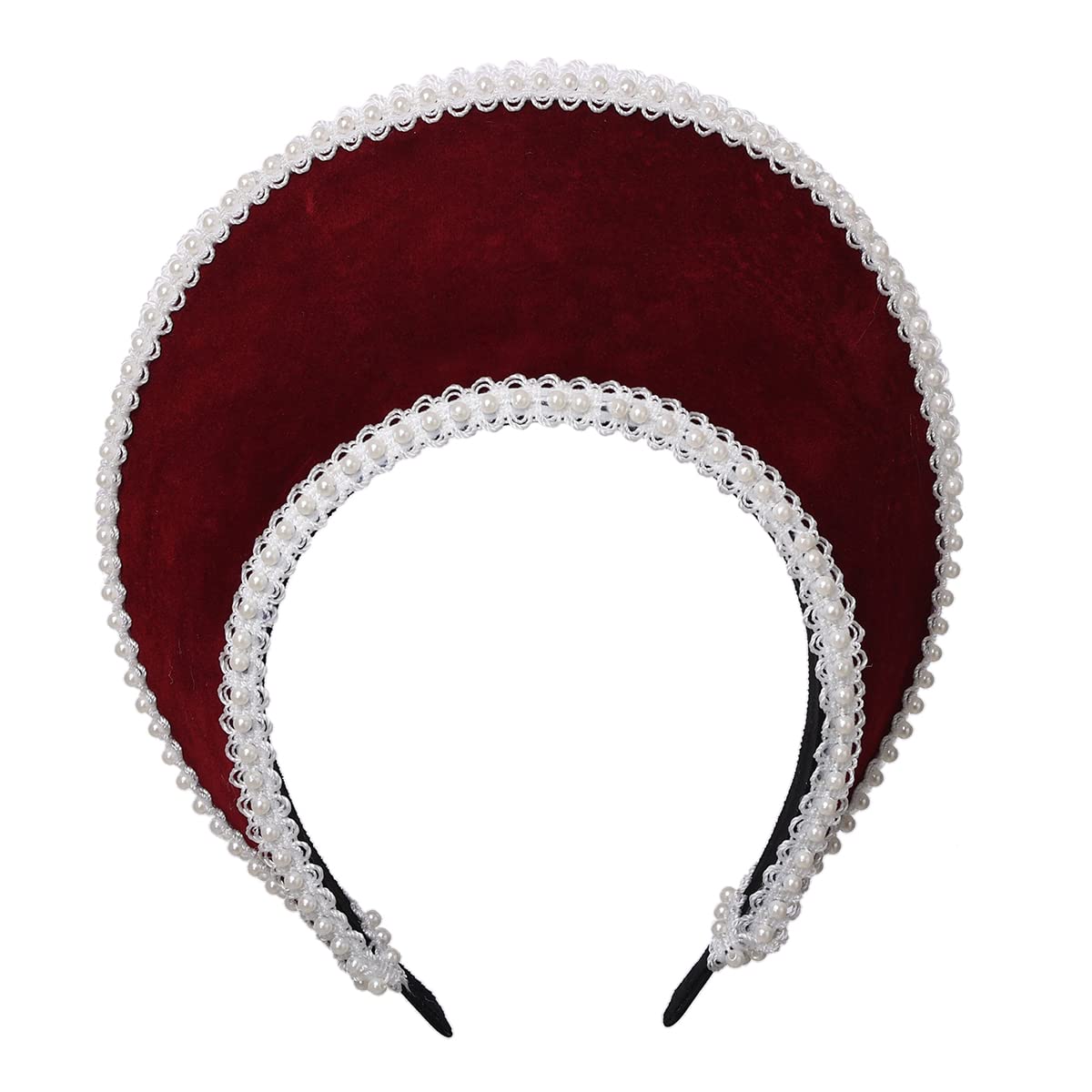 Victorian Vintage Headwear for Women Pilgrim Costume Accessory Anne Boleyn Hat Elizabethan Tudor Coronet