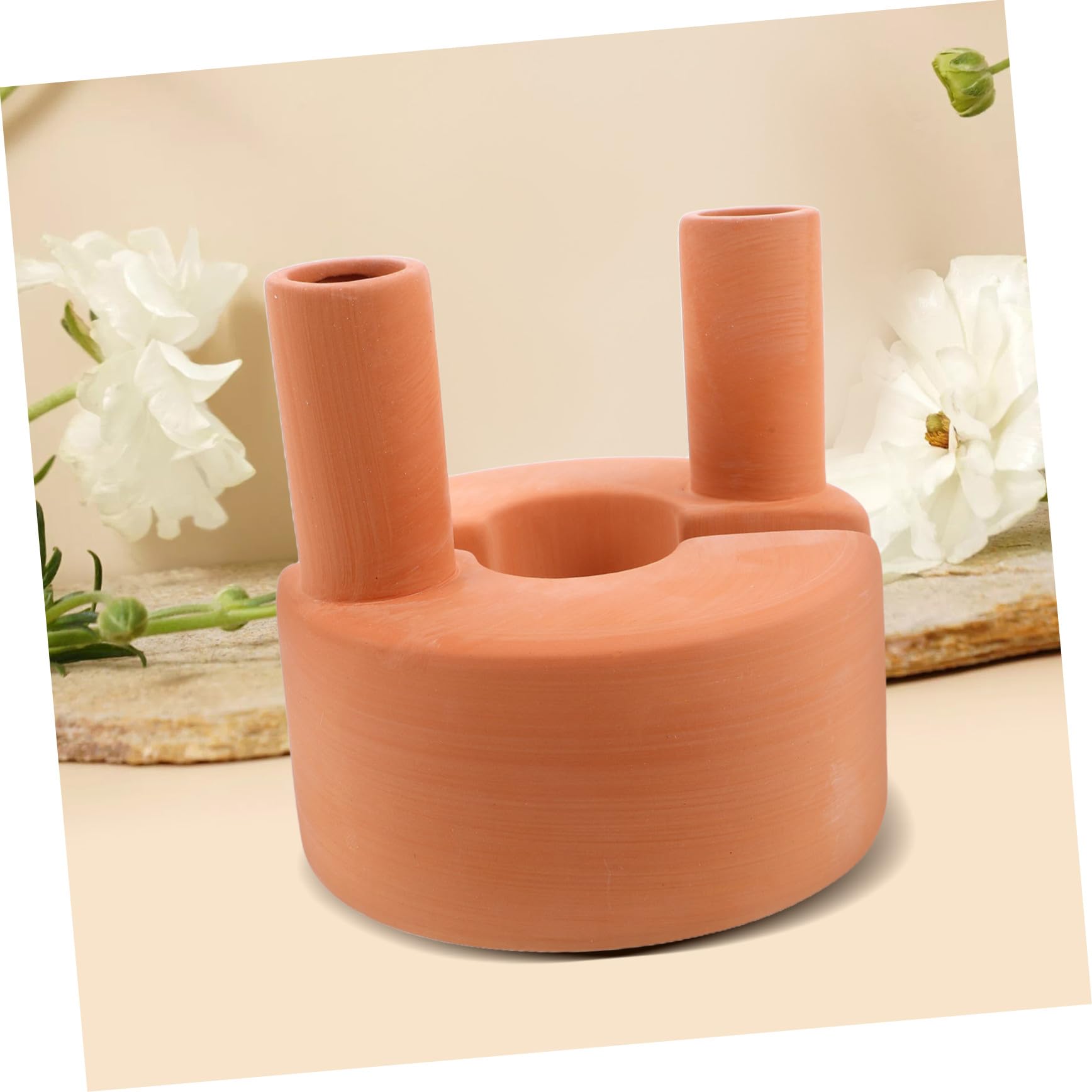BESPORTBLE Regadera De Terracota Roja Dispositivo De Riego Automático para Plantas De Interior y Exterior Gotero para Macetas Sistema De Riego para Plantas De Jardín Regadera De Barro Hogar o