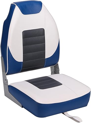 Miniatura 1 de MAROUTE Un par de asientos de barco plegables con respaldo alto marino (2 asientos)
