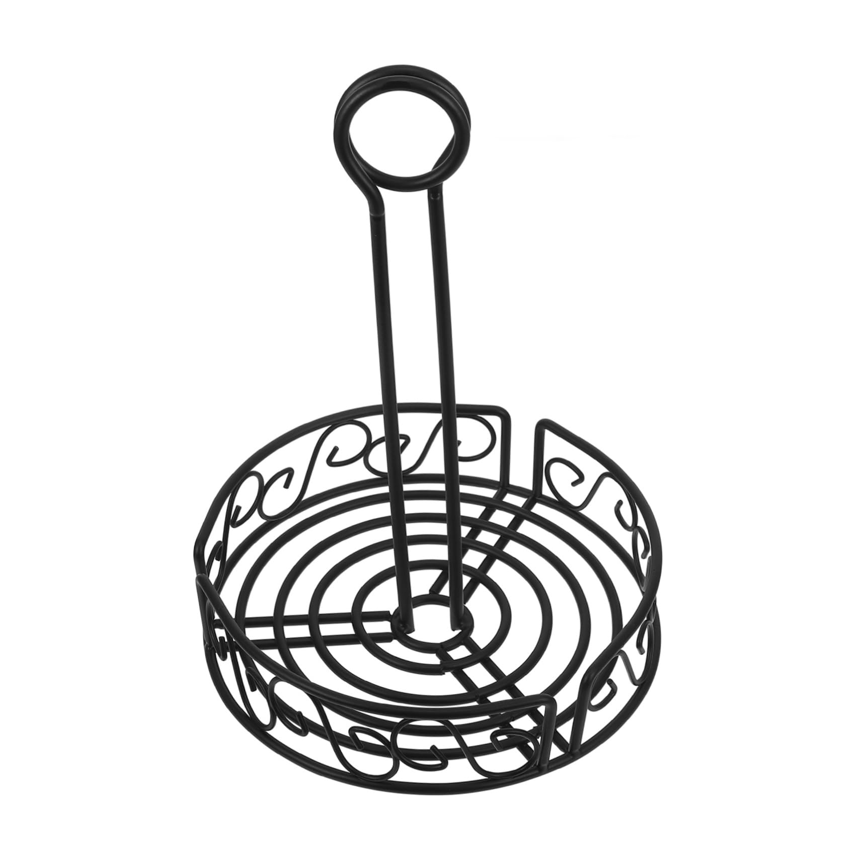MAGICLULU 2St Gewürzkorb Gewürzständer Gewürzhalter gewürzaufbewahrung Gewürzflaschenorganizer küchenzubehör Gestell flacher Schubladen-Organizer Gewürzglas-Organizer Gewürzregal Eisen Black