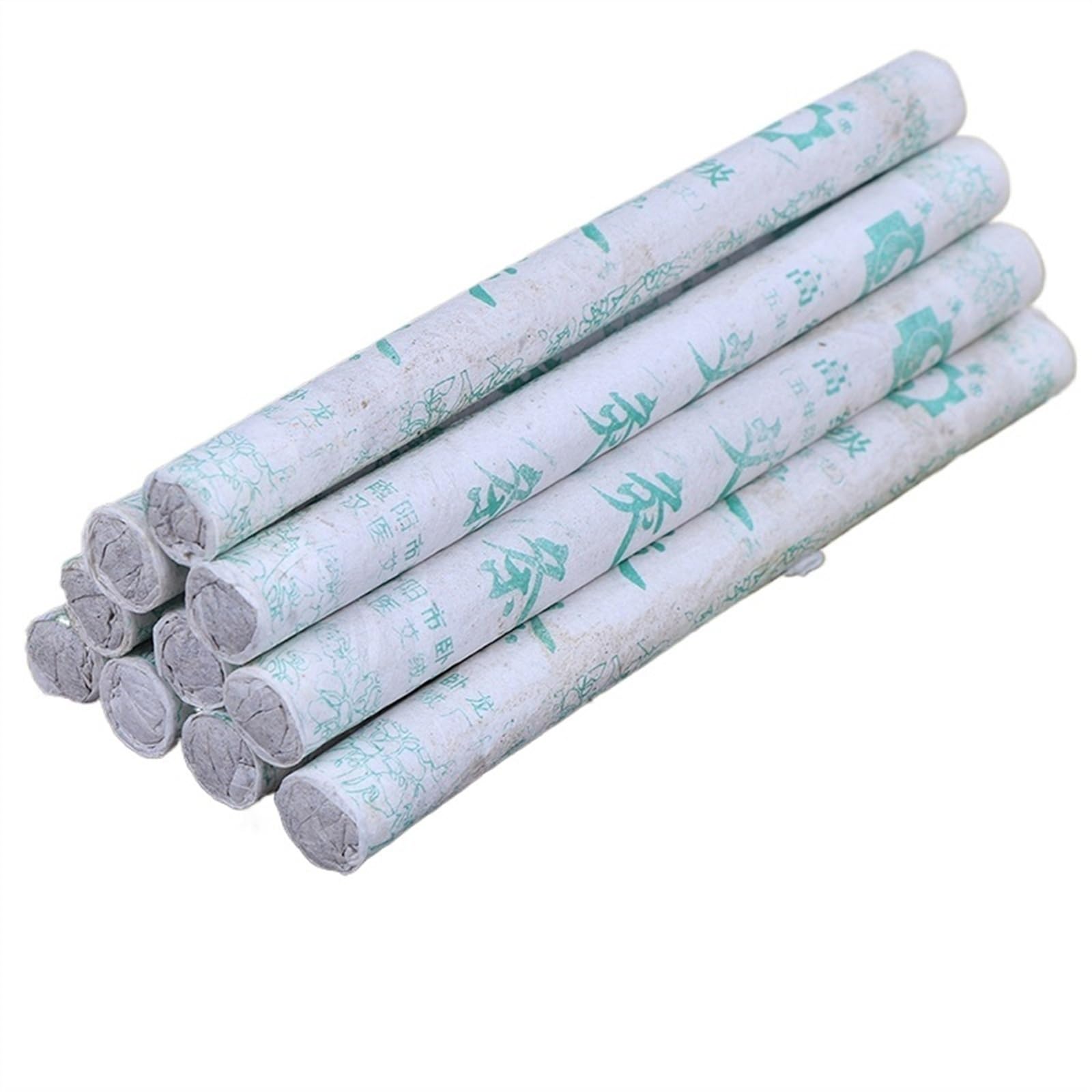 GFJryET Moxa sticks, Pure Moxa Sticks, 10Pcs Mugwort Rolls s Warm Massage Points Heating Therapy Relief Pain