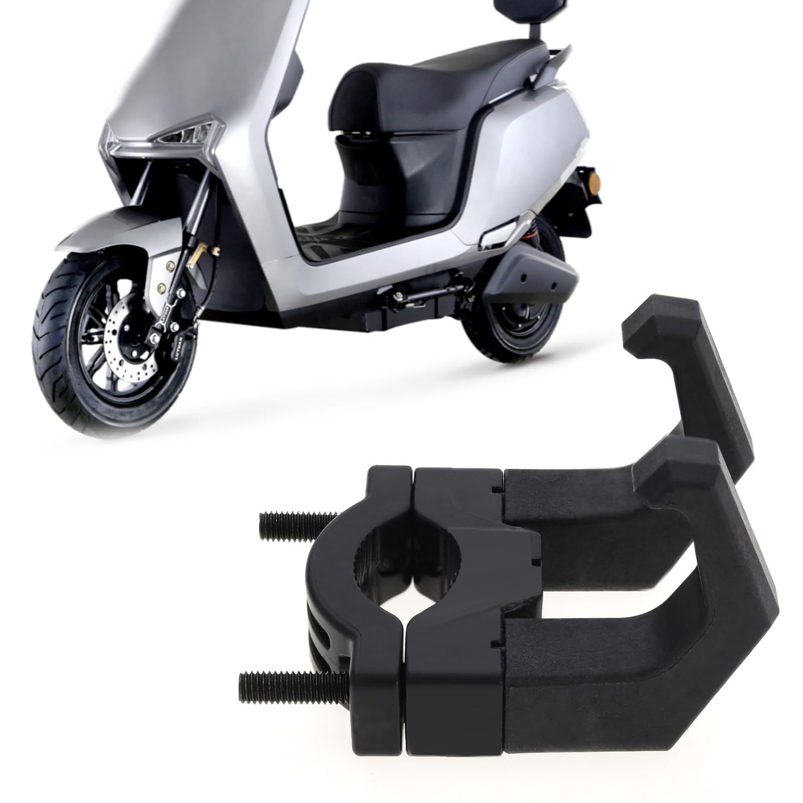 SG Store Electric Scooter Front Hook Electric Vehicle Front Hanger Double Hook Multifunctional Hook for Bicycles Electric Cars Motorcycles 19mm-39mm Handlebars