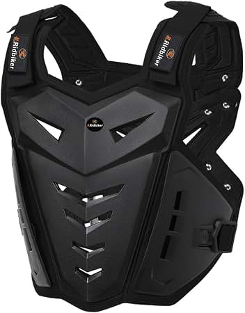 prot gear Motorcycle Vest Chest Protector Motocross Armor Body Vest Motorcycle Safety Chest Guard Dirt Bike Riding Gear for Men Chest Armor KTM Macina City Belt vehicles and outdoor gear. Badawin Variants:U1 White