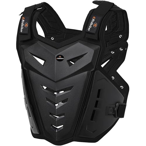 Motorcycle Vest Chest Protector Motocross Armor Body Vest Motorcycle Safety Gear Chest Guard Dirt Bike Riding Gear for Men Chest Armor