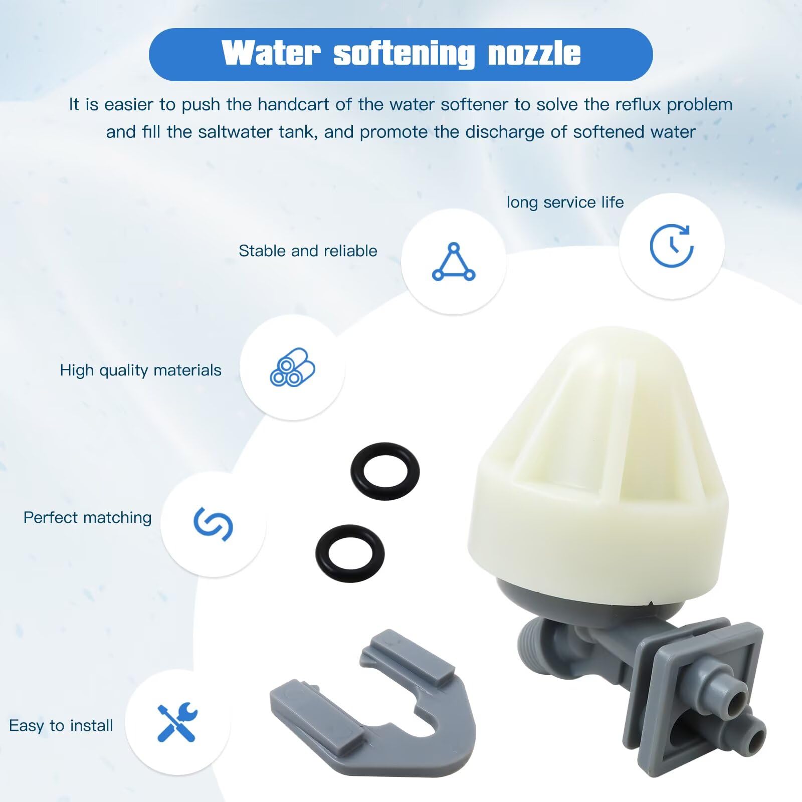 Ugello addolcitore d'acqua e gruppo Venturi sostituisce 7187065, 7214969, 7165704, 7238450, WS15X10027 WS15X10046 adatto per ECOWATER, adatto per rubinetti, adatto per Viessmann