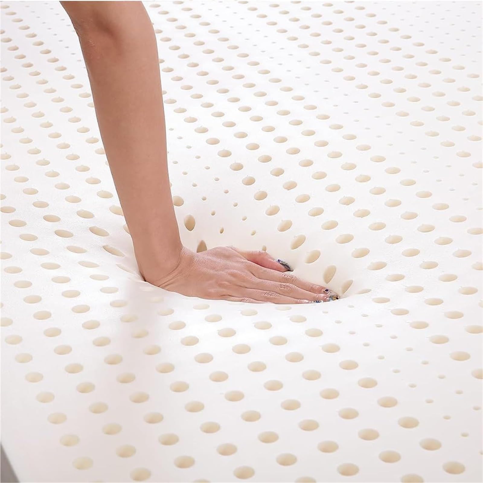 Materasso in Lattice Naturale, Materasso in Lattice Economico Materasso in Lattice Naturale Materasso Tatami per Massaggio Materasso Matrimoniale Pori a Nido d'Ape integralmente Formati (1 p