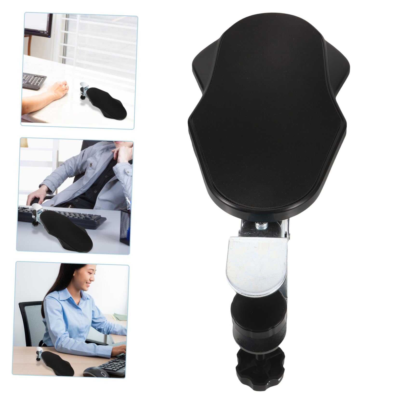 Gatuida Reposabrazos Material Escritorio para Ergonómico de Computadora Alivio Soporte Plegable Abs Hierro de Estrés y para Hombros y Codos en Oficina