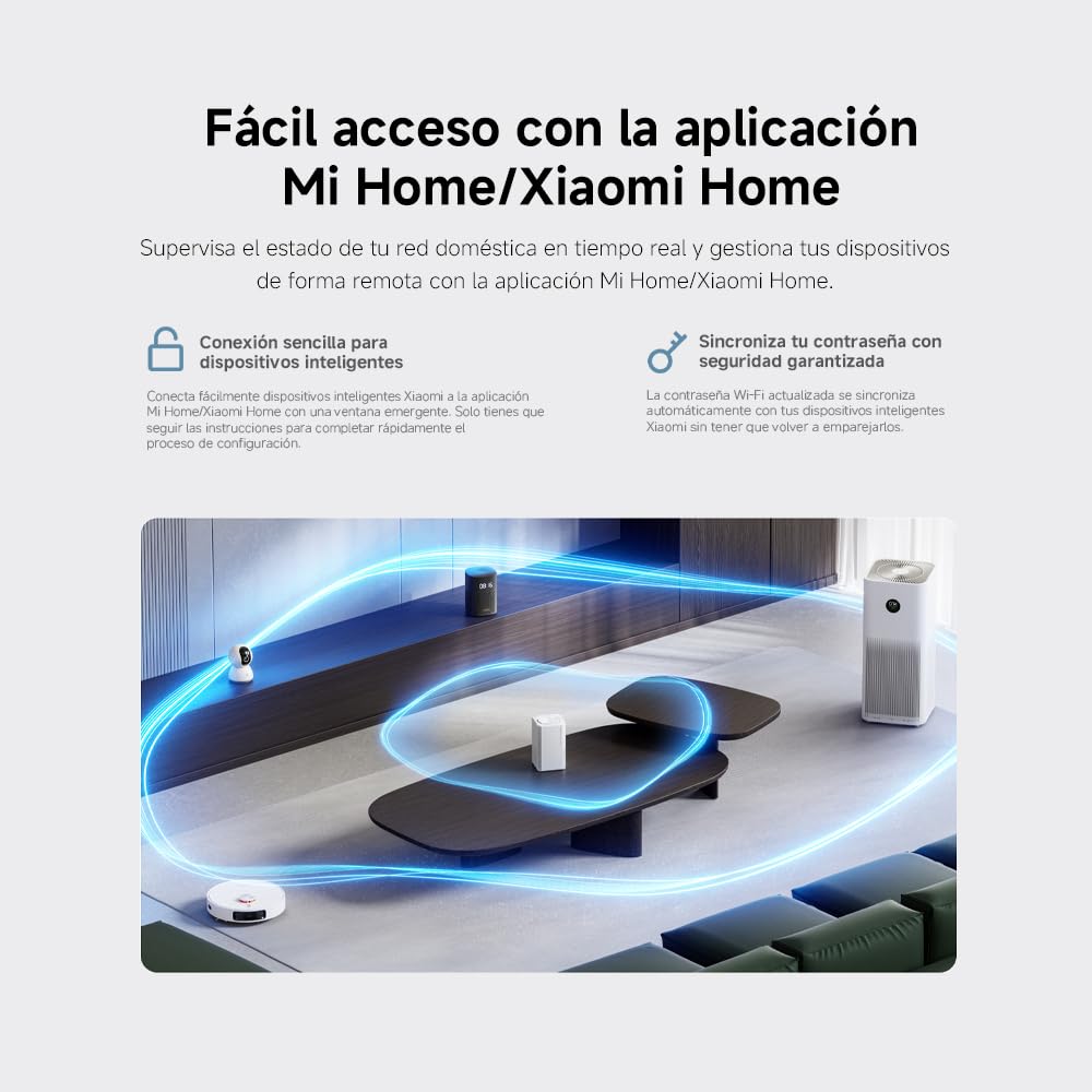 Router WiFi5 AC1200 - Puerto Gigabit, Función Mesh, Compatibilidad Universal y Conexión Estable