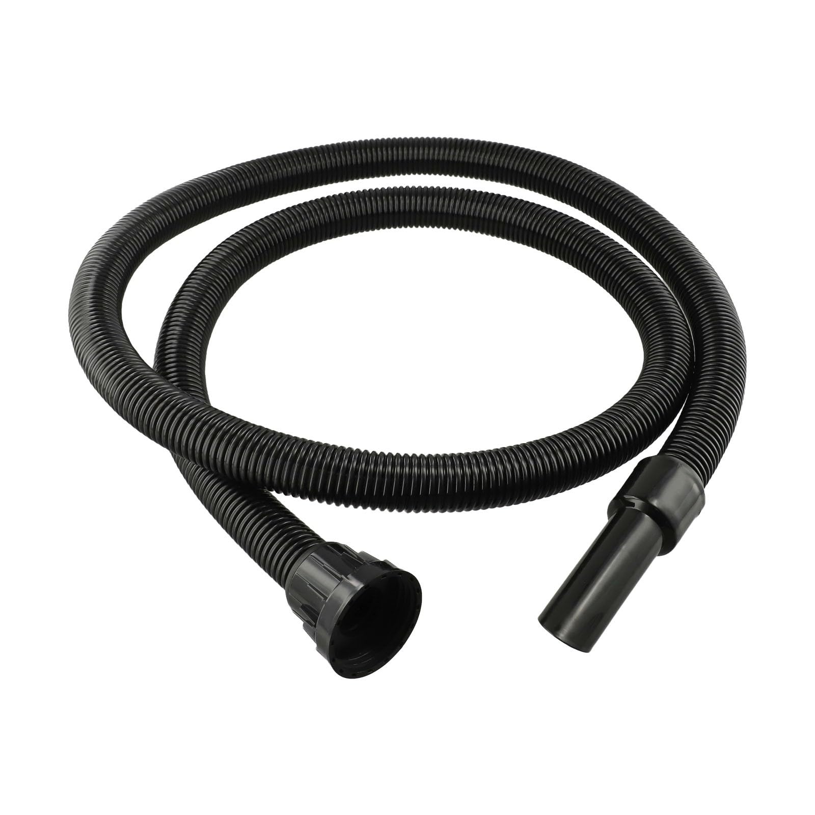 EasyByMall Juego de manguera de vacío para limpiadores Numatic Henry, James, Harry y Basil, kit de repuesto negro de 2,5 m con adaptador y boquilla de succión plana