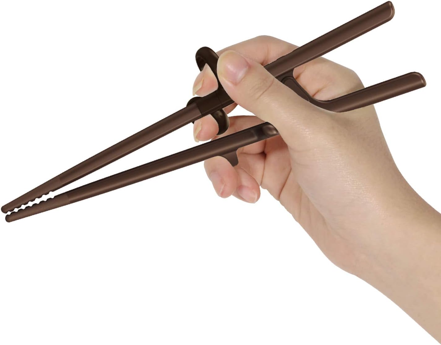 Edison Friends Training Chopsticks for Adults Right-Handed - Beginner Helper, Trainer, Easy Practice Chopsticks - Made in Korea