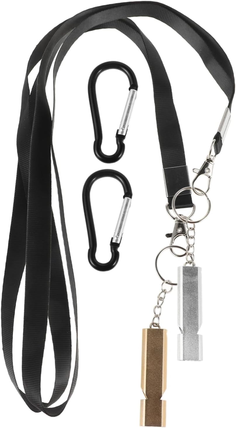 Mipcase 2 Sets Survival Whistle Whistles Emergency Whistle Survival Loud Hiking Whistle Safety Whistle Hiking Accessories for Women Whistle with Lanyard Boat Whistle Aluminum Alloy Mipcase 2 Sets Survival Whistle Whistles Emergency Whistle Survival Loud Hiking Whistle Safety Whistle Hiking Accessories for Women Whistle with Lanyard Boat Whistle Aluminum Alloy
