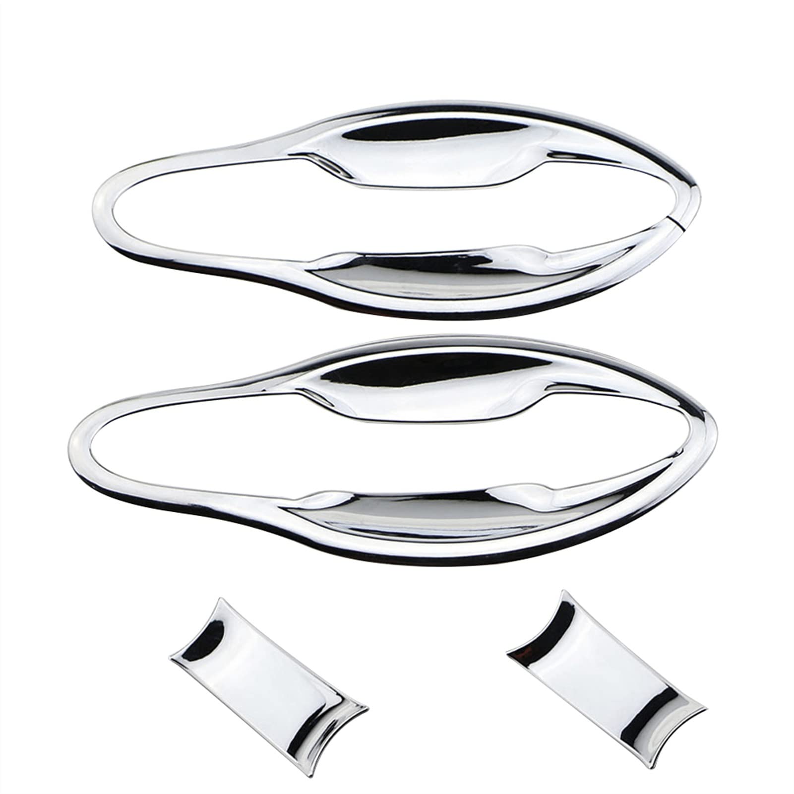 QWQTHGS Car Exterior Door Handle Cap for HRV Vezel 2014-2020 Car Door Handles Cover Trim ABS Chrome Exterior Car-Styling Handle Bowl Sticker