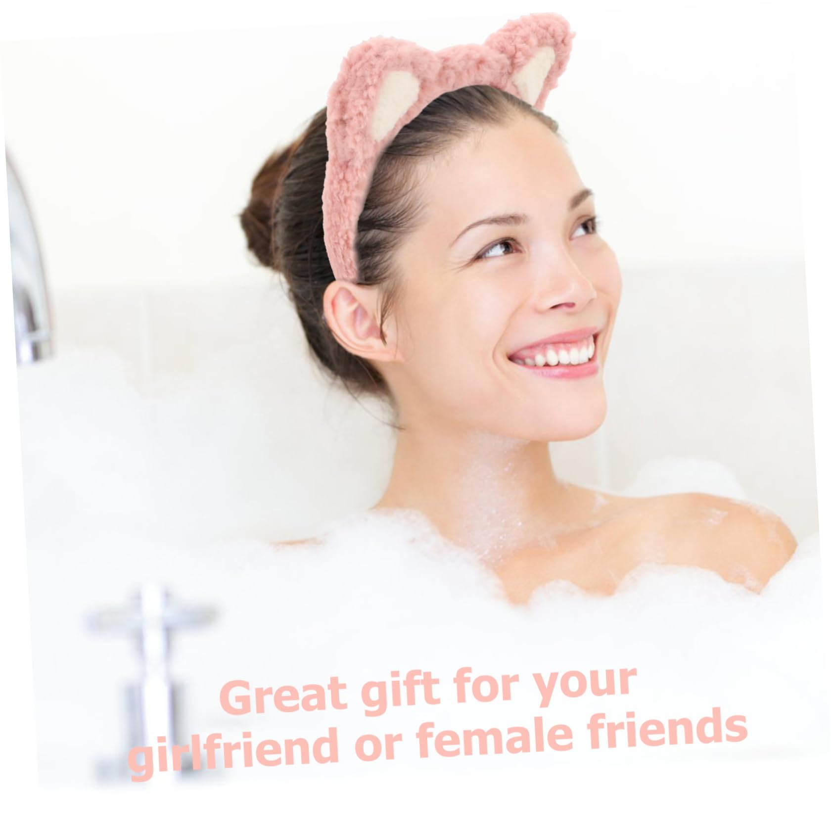 FOMIYES 15 Piezas Venda Lavarse La Cara Diadema Lindas Diademas Coreanas Diadema De Fiesta Cosplay Diademas De Gato Difuso Ducha Flaco Tocado Tela Animal Protección De La Piel Perder