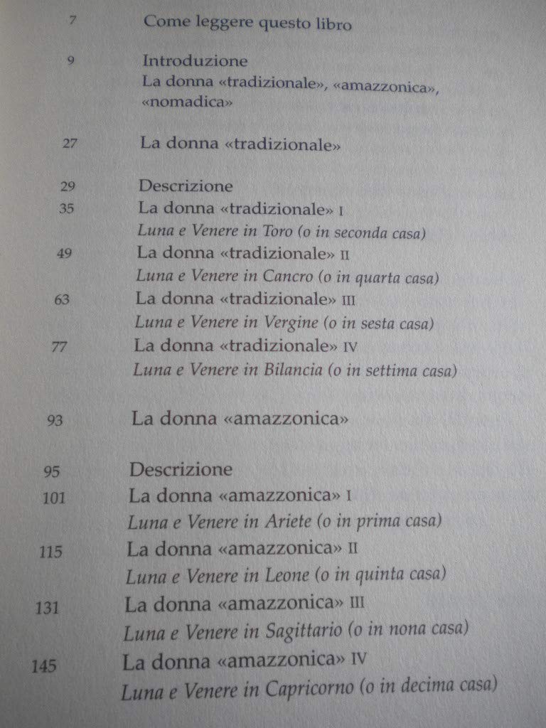 Astrologia delle donne. Femmine, amazzoni, nomadi