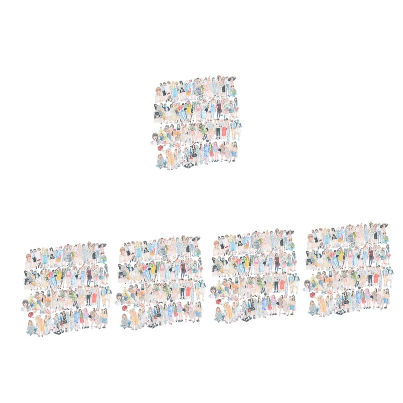 SEWACC 1080piezas Pegatinas De Scrapbooking Stickers Para Álbumes y Manualidades Diseño Aesthetic y Vintage Impermeables y Autoadhesivos