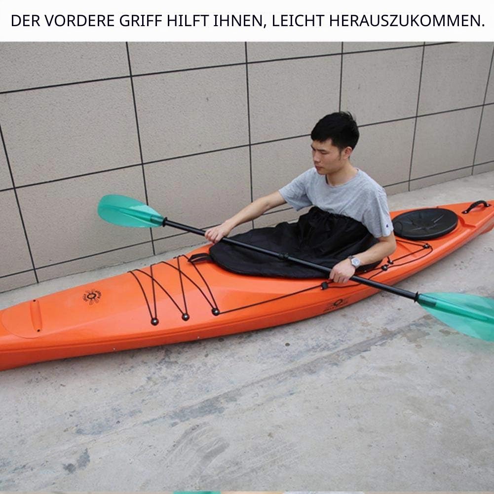 Kajak Spritzdecke - Premium Cockpit Cover, Kanu Schürze, Spritzschutz für Kayak, Wassersport Boot Zubehör