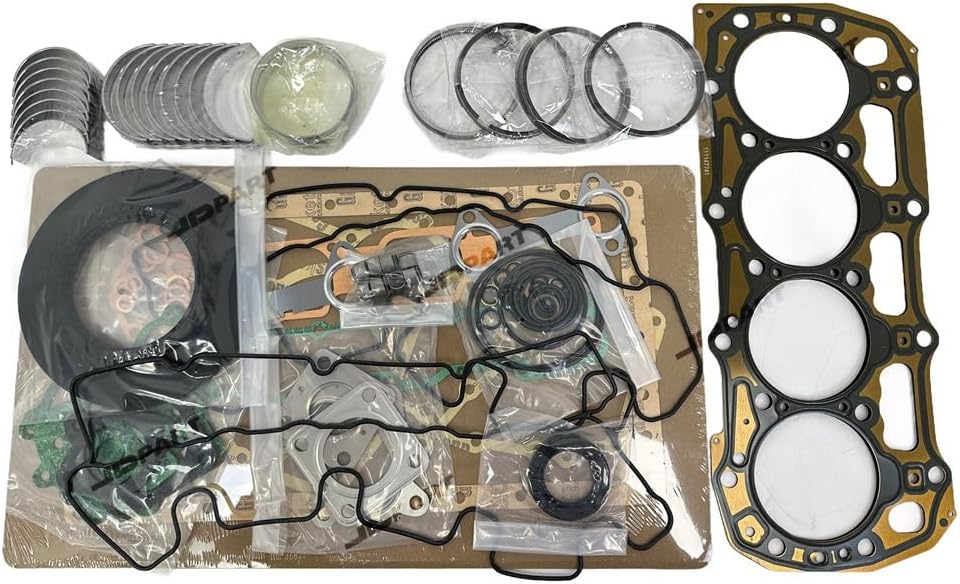 404D-22T 104-22 404C 2.2L 404C-22 Overhaul Re-Ring Kit Fits For Perkins Engine Takeuchi TW50 Comp Wheel Loader