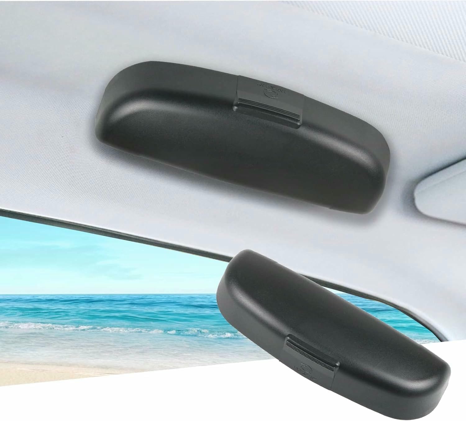 ONNAT Car Eyeglasses Storage Box Glasses Case for Volvo XC60 NE 2018-2023 Sunglasses Clip Holder