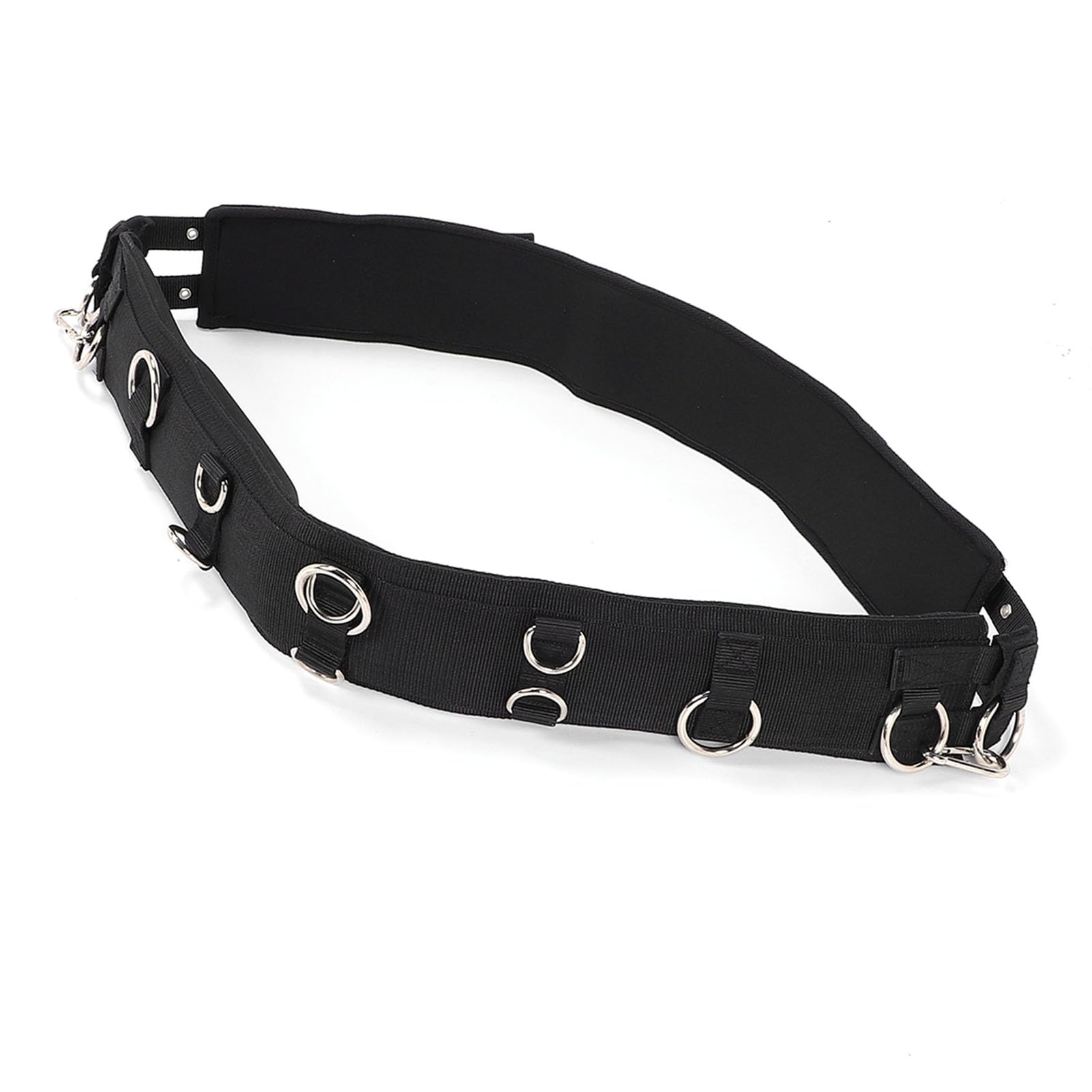 POENVFPO Adjustable Horse Training Surcingle, Professional Safety Lunging Surcingle with Breathable Design for Equestrian Supplies (Large)