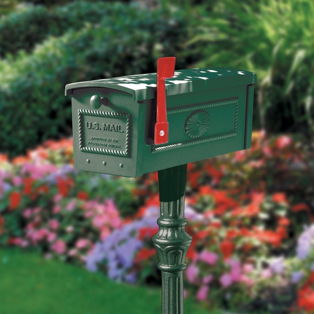 Flаѕh Dеаlѕ - 50% оƒƒ Salsbury Industries 4550GRN Townhouse Post Style Mailbox, Green Flаѕh Sаlе Salsbury Industries 4550GRN Townhouse Post Style Mailbox, Green