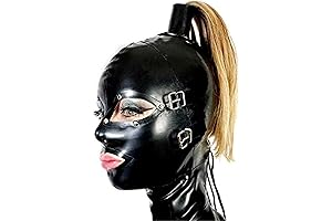 X-Rated BDSM Latex Mask: Unleash Your Kinky Explorations