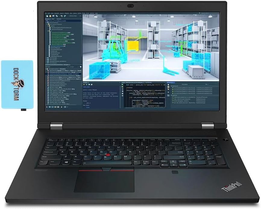 Lenovo ThinkPad P17 Gen 2 Workstation 17.3" 4K UHD IPS (Intel i7-11850H vPro, 128GB RAM, 2TB SSD, RTX A2000 4GB, Backlit KYB, FP, 2 Thunderbolt 4, WiFi 6E, Win11P) w/Dockztorm Hub