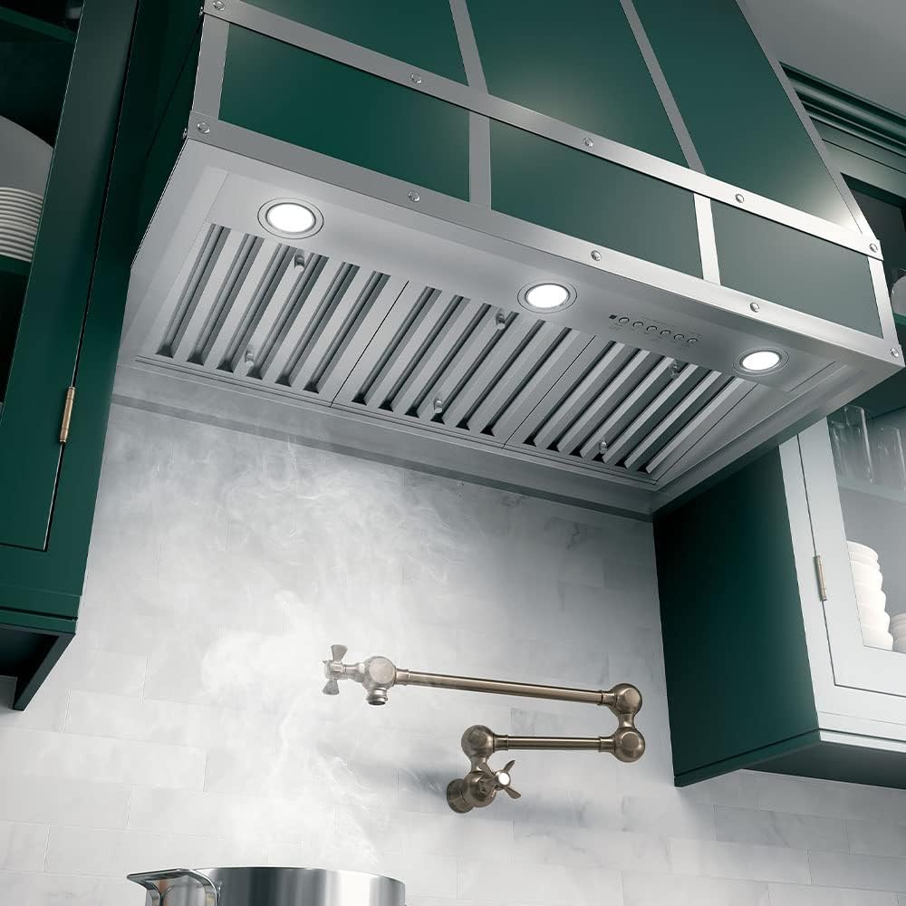 36" Stainless Steel Smart Convertible Insert Range Hood