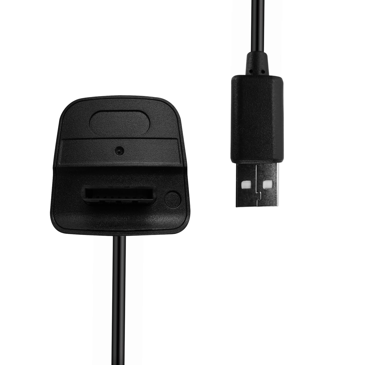 QUMOX Paquete de 2 Cables de Carga de 1,5 m para Xbox 360, Controlador inalámbrico Cable de Carga USB Compatible con Controladores de Juegos inalámbricos Microsoft Xbox360 / Xbox 360 Slim
