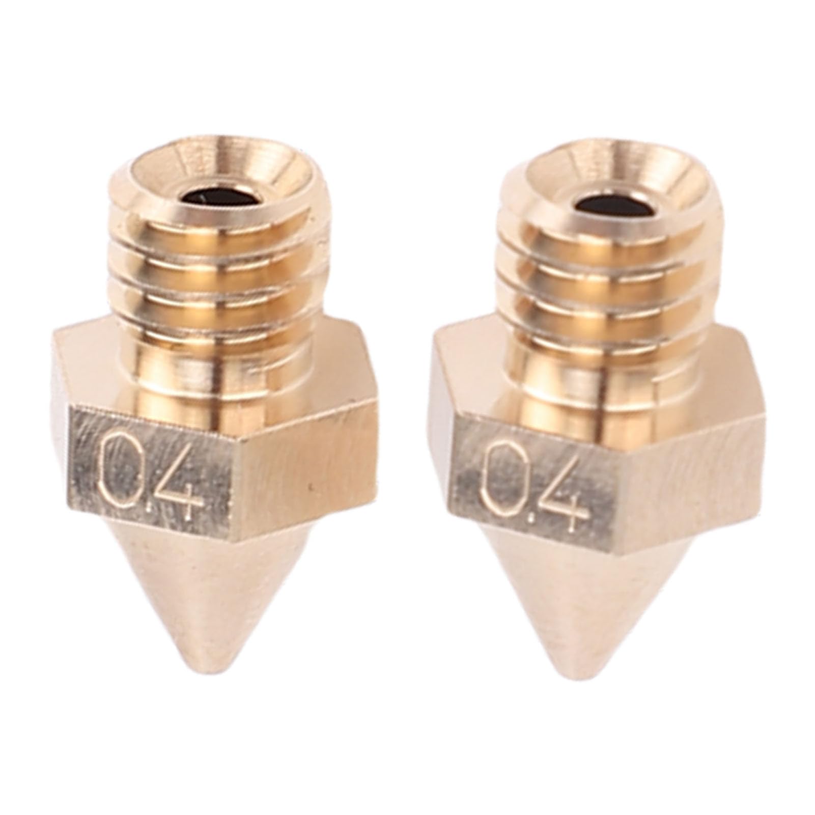 Yctze MK8 Messingdüse 0,4 Mm Raise3D – 2 Stück 3D-Drucker Messingdüse Ersatz Raise3D N-Serie, Pro2, Pro3, E2-3D-Drucker-Zubehör